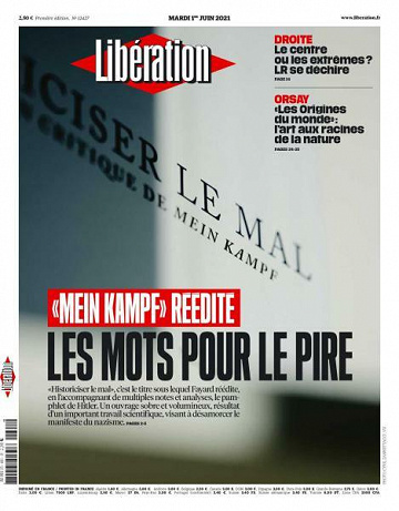 Libération du Mardi 1er Juin 2021