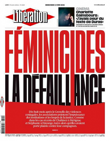 Libération du Mercredi 2 Juin 2021