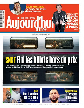 Aujourd’hui en France - 2 Juin 2021