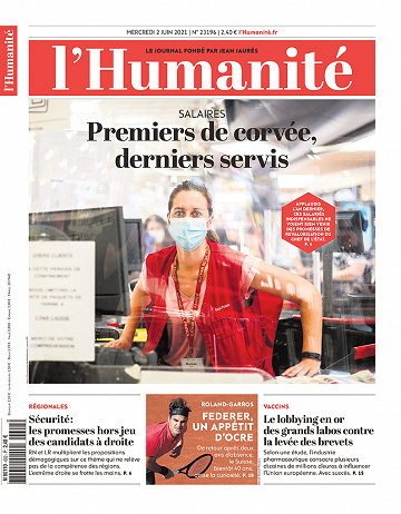 L'Humanité du mercredi 02 Juin 2021