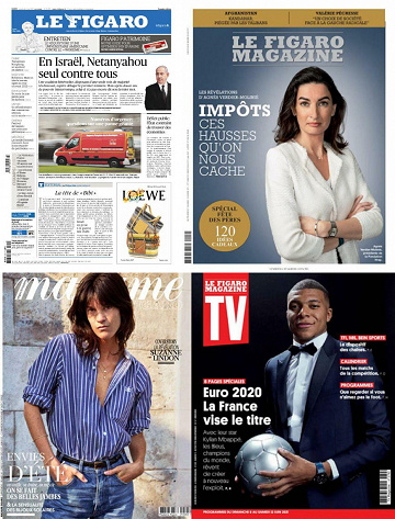 Pack Le Figaro et ses 3 suppléments - Vendredi 4 Juin 2021