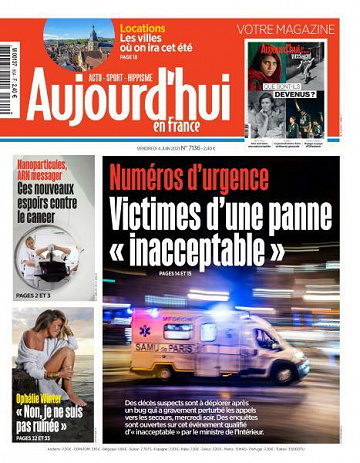 Aujourd’hui en France - 4 Juin 2021