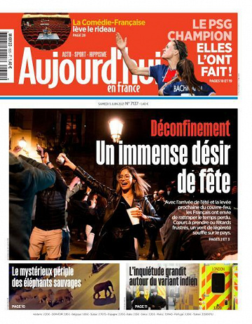 Aujourd’hui en France - 5 Juin 2021
