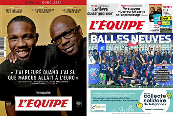 Pack L’Equipe + L’Equipe Magazine - Samedi 5 Juin 2021