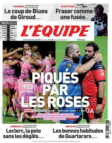 L’equipe du Dimanche 6 Juin 2021