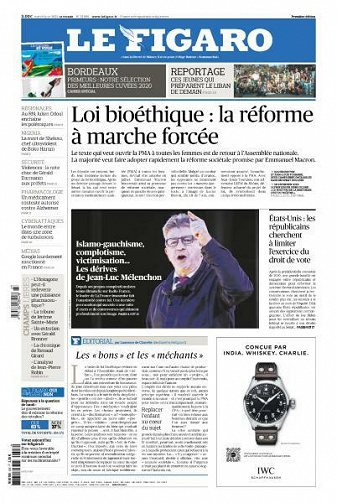 Le Figaro du Mardi 8 Juin 2021