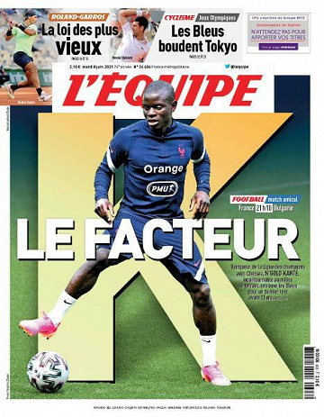L’equipe du Mardi 8 Juin 2021