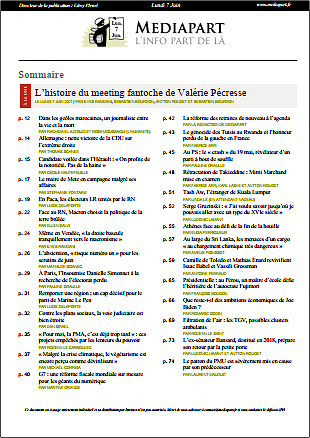 Mediapart du 07 Juin 2021 (Edition le soir)