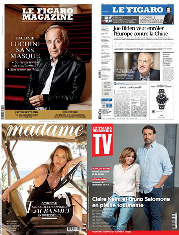 Pack Le Figaro et ses 3 suppléments - Vendredi 11 Juin 2021