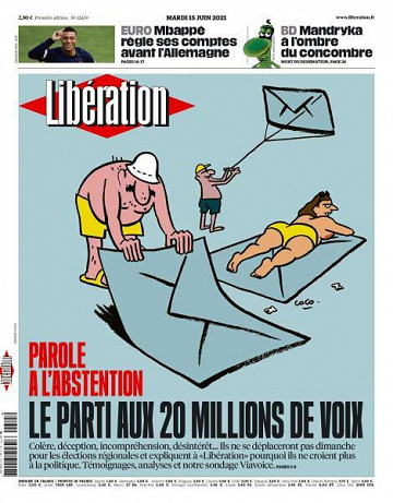 Libération du Mardi 15 Juin 2021