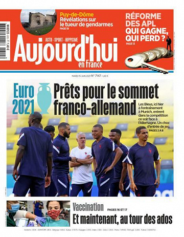 Aujourd’hui en France - 15 Juin 2021