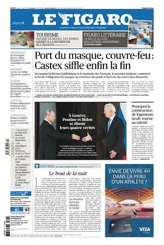 Le Figaro du Jeudi 17 Juin 2021