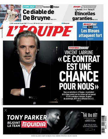 L’equipe du Vendredi 18 Juin 2021