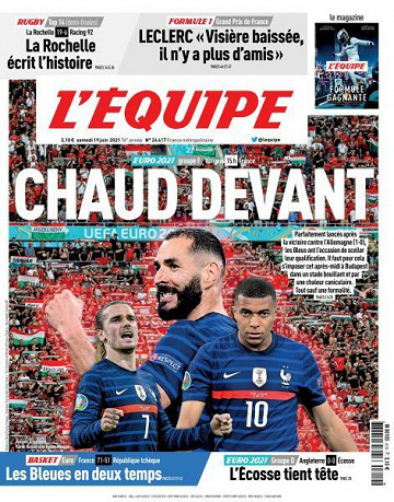L’equipe du Samedi 19 Juin 2021