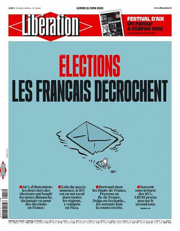 Libération du Lundi 21 Juin 2021