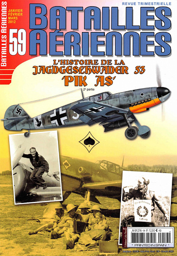 Batailles Aériennes - N° 59, Janvier-Février-Mars 2012