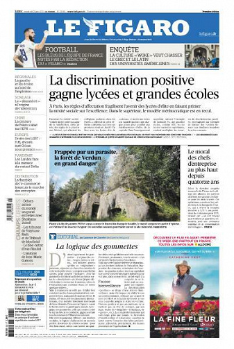 Le Figaro du Vendredi 25 Juin 2021