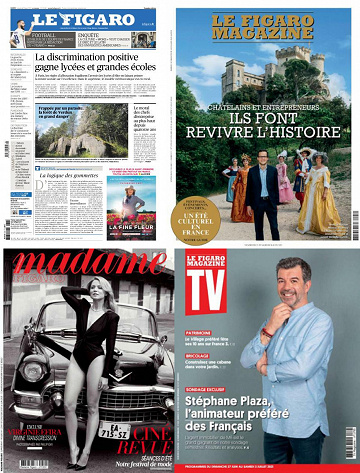 Pack Le Figaro et ses 3 suppléments - Vendredi 25 Juin 2021