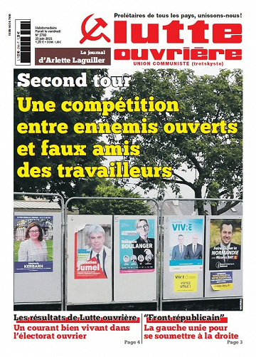 Lutte Ouvrière N°2760 - 25 Juin au 1er Juillet 2021