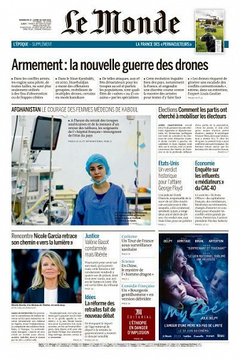 Le Monde du Dimanche 27 et Lundi 28 Juin 2021