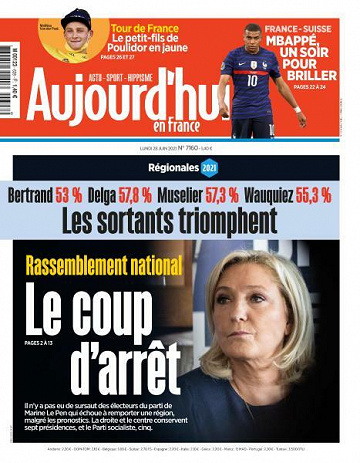 Aujourd’hui en France - 28 Juin 2021