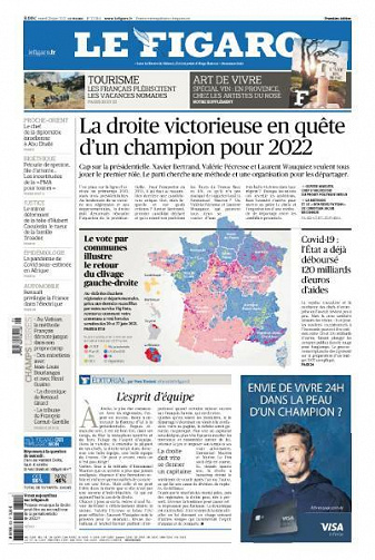 Le Figaro du Mardi 29 Juin 2021