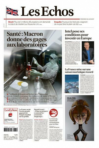 Les Echos du Mercredi 30 Juin 2021
