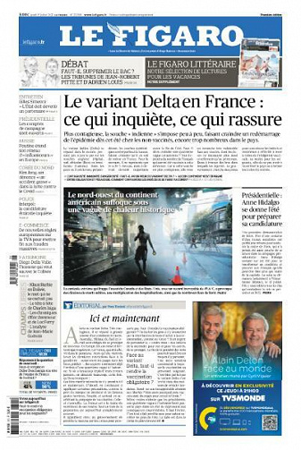 Le Figaro du Jeudi 1er Juillet 2021