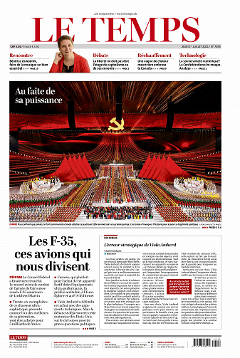 Le Temps -  Jeudi 1er juillet 2021
