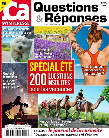 Ça m'intéresse - Questions & Réponses N°35 - Juillet-Septembre 2021