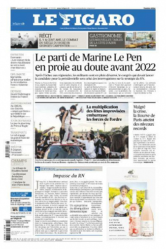 Le Figaro du Samedi 3 et Dimanche 4 Juillet 2021