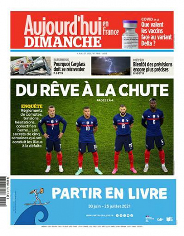 Aujourd'hui en France du Dimanche 4 juillet 2021