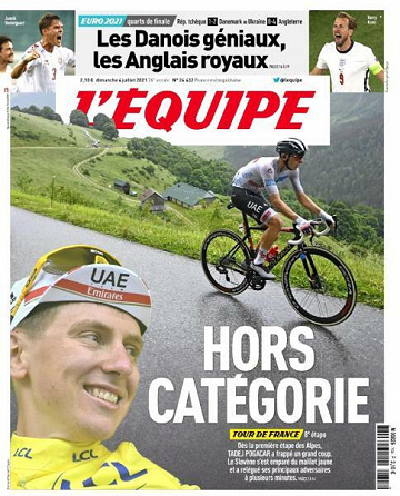 L’equipe du Dimanche 4 Juillet 2021