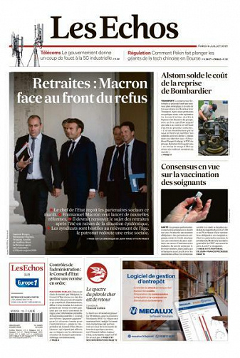 Les Echos du Mardi 6 Juillet 2021