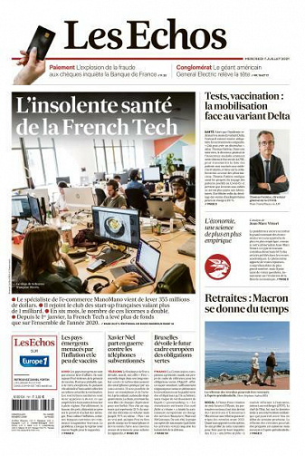 Les Echos du Mercredi 7 Juillet 2021