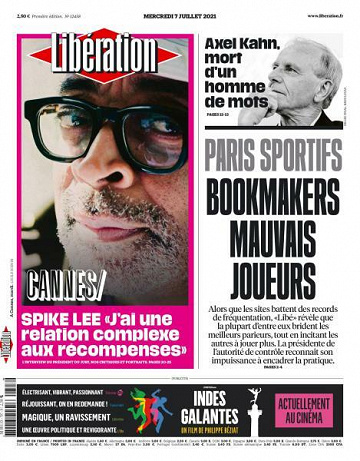 Libération du Mercredi 7 Juillet 2021
