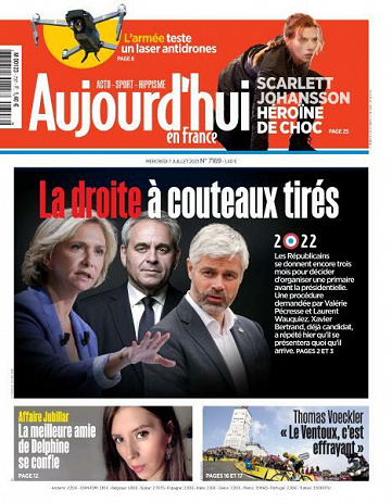 Aujourd’hui en France - 7 Juillet 2021