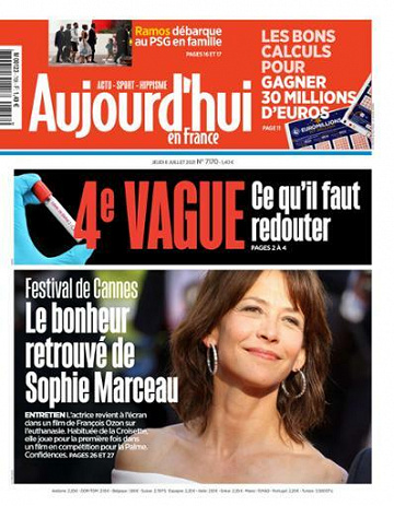 Aujourd’hui en France du Jeudi 8 Juillet 2021