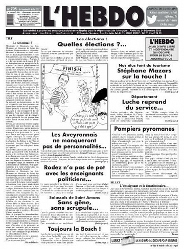 L'Hebdo - 9 Juillet 2021