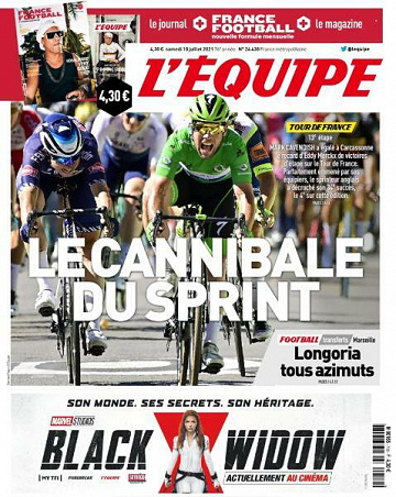 L’equipe du Samedi 10 Juillet 2021