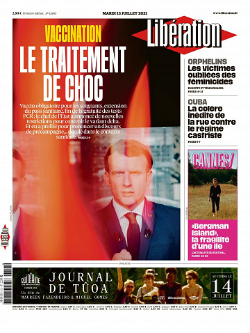 Libération du Mardi 13 Juillet 2021