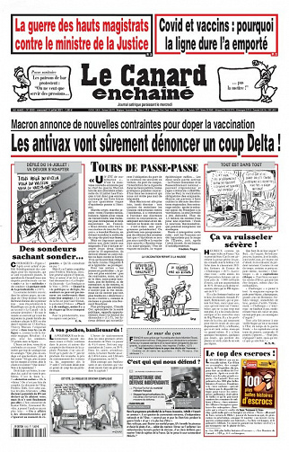 Le Canard enchaîné N°5253 - 14 Juillet 2021