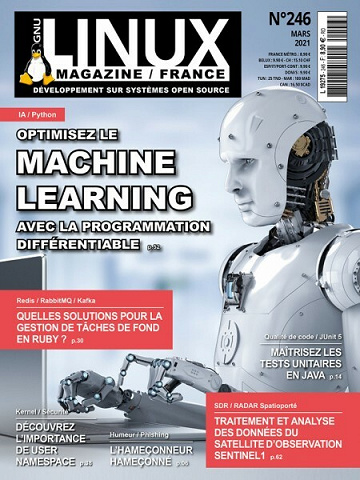 GNU Linux Magazine 246 : Optimisez le machine learning - Mars 2021