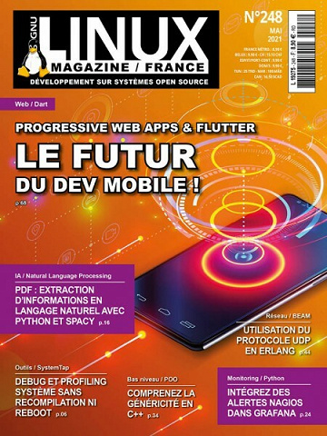GNU Linux Magazine 248 : Le futur du dev mobile ! - Mai 2021