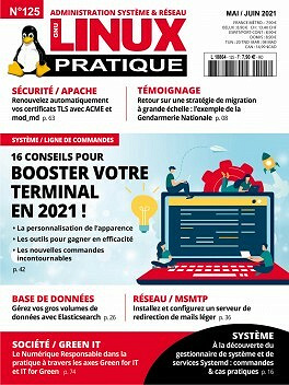 GNU Linux Pratique 125 : 16 conseils pour booster votre terminal en 2021 ! - Mai / Juin 2021