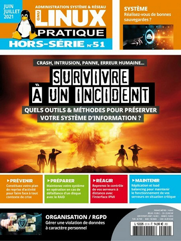 GNU Linux Pratique HS 51 : Survivre à un incident - Juin / Juillet 2021