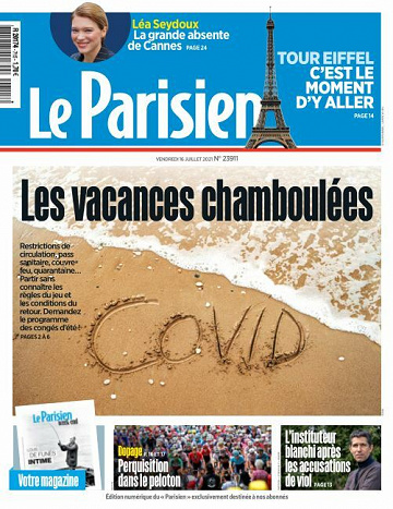 Le Parisien - Vendredi 16 Juillet 2021