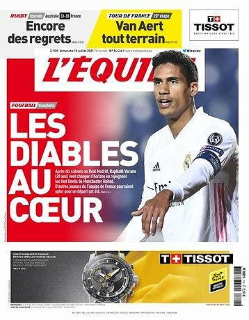 L’equipe du Dimanche 18 Juillet 2021