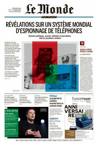 Le Monde du Mardi 20 Juillet 2021