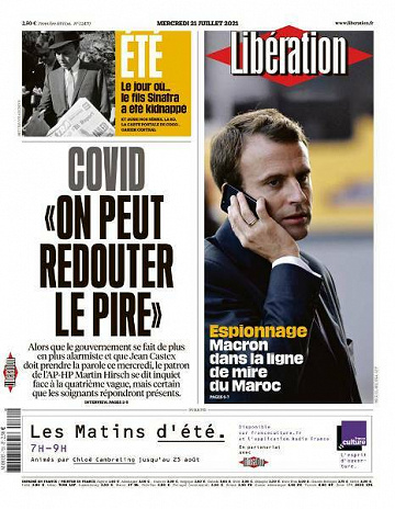 Libération du Mercredi 21 Juillet 2021